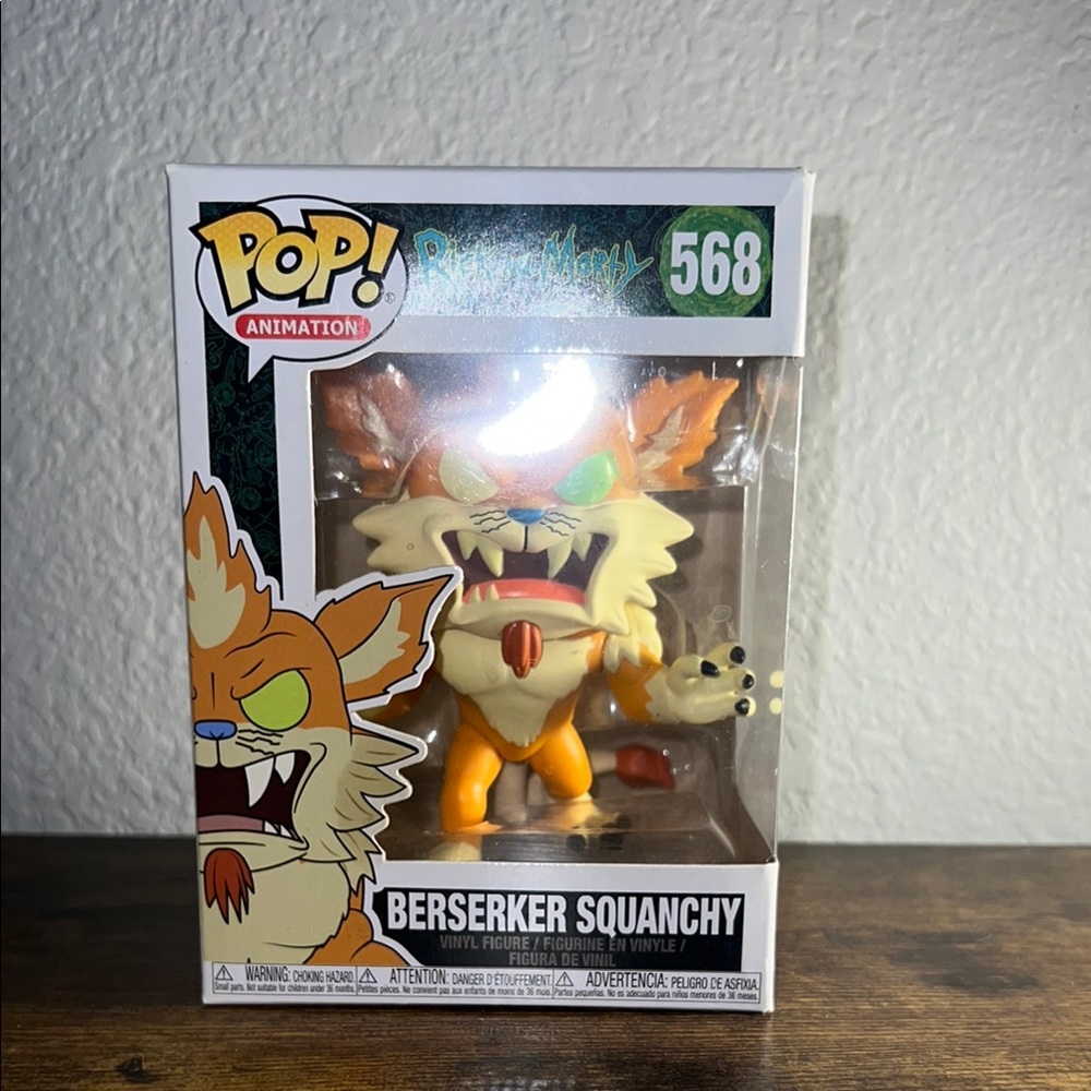 Funko Pop Berserker Squanchy in Orange and Cream